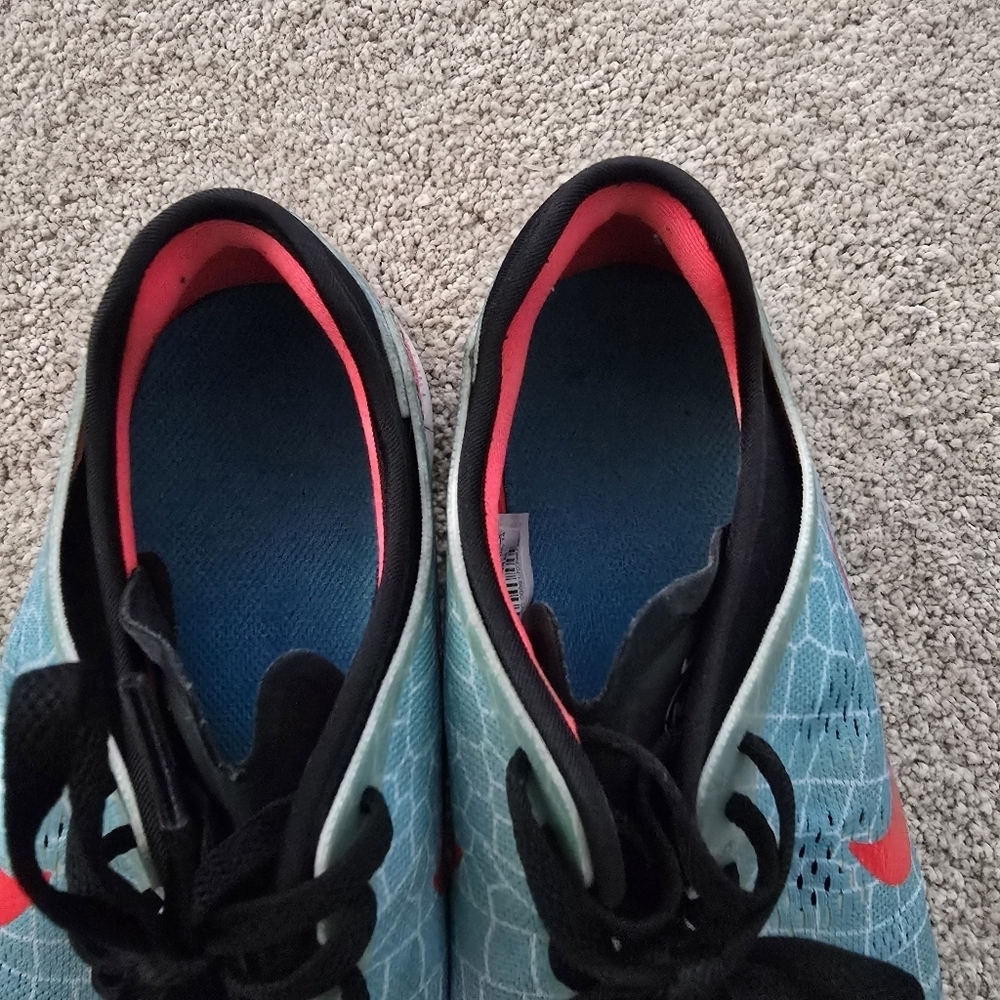 Nike Free 5.0 TR Fit 5 Print Women's Training Shoes Size 6.5 Blue Pink Athletic - Picture 5 of 12